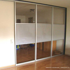 Raumteiler mit Echtglas  (Glaseinbau erfolgte durch Kunde vor Ort)
